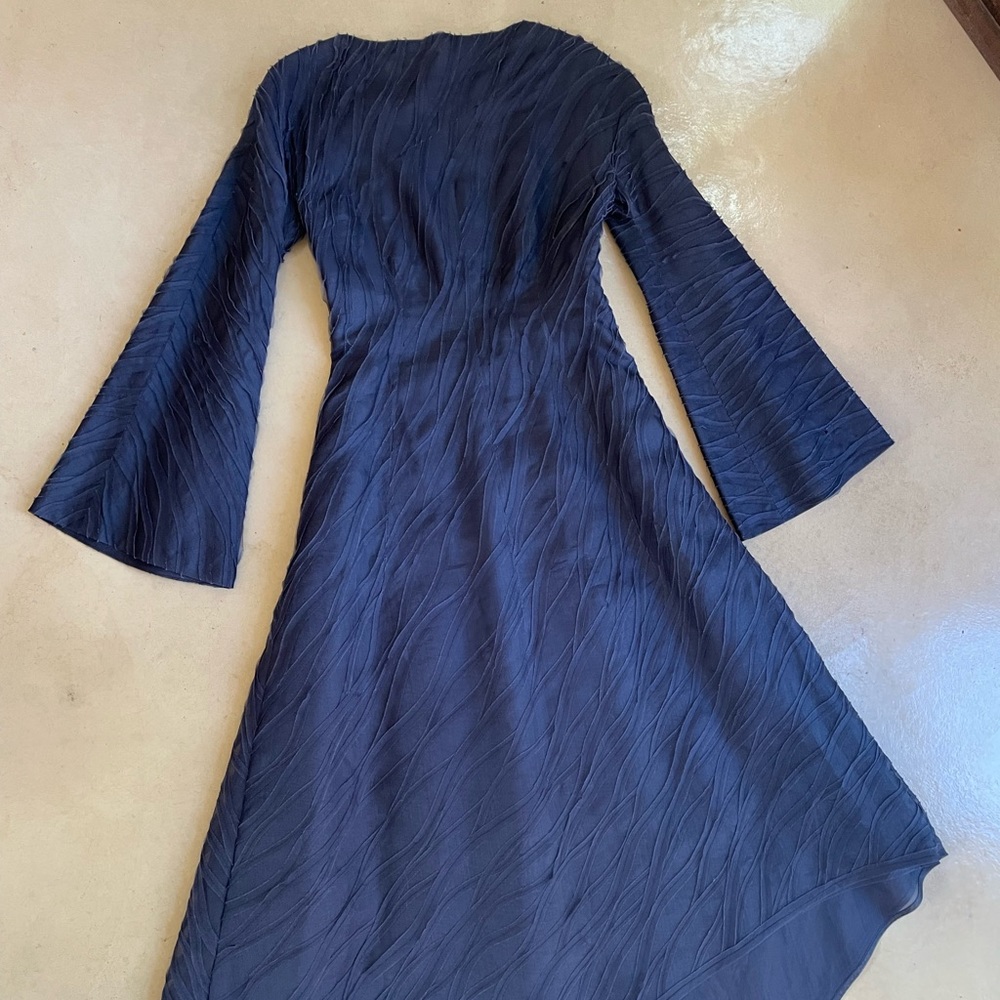 Yummi Eto haute couture silk dress, silk lined with longer hem in back